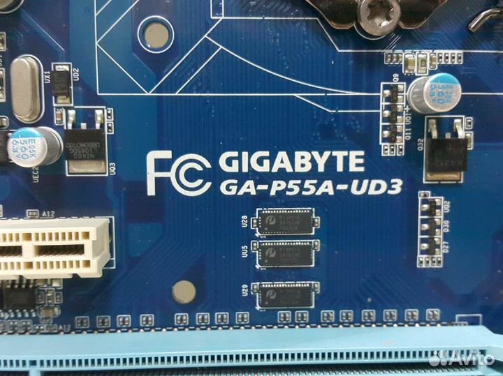 S1156 gigabyte GA-P55A-UD3 (Intel P55)(DDR3)(б/у)
