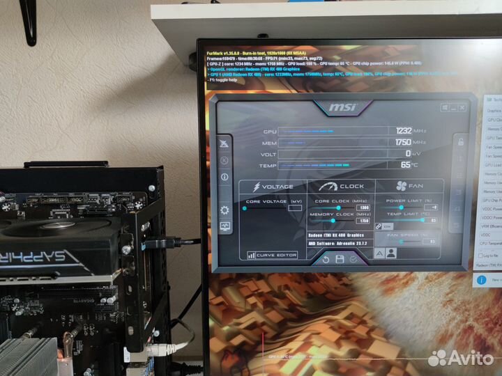 Видеокарта rx 480 8gb Sapphire Nitro OC