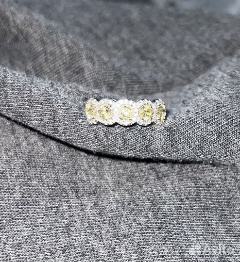 Кольцо серебро 925 дорожка