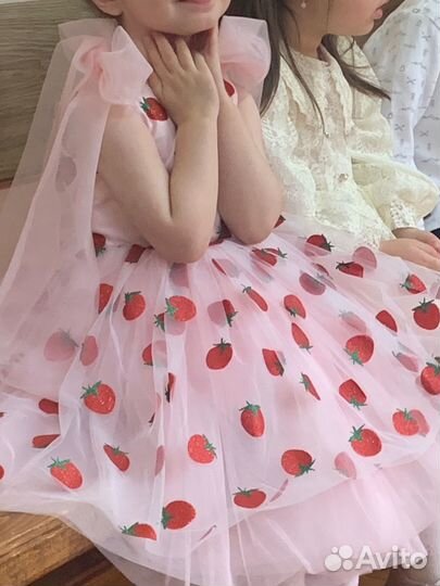 Нарядное платье для девочки размер 98