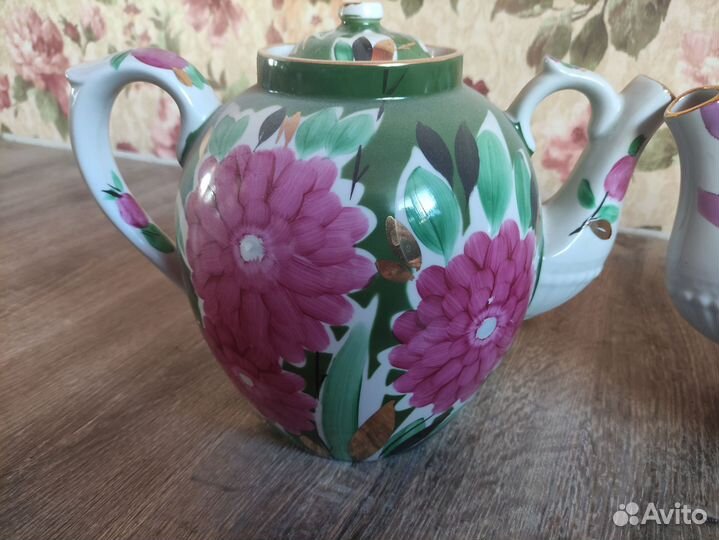 Чайник заварочный фарфоровый дулево