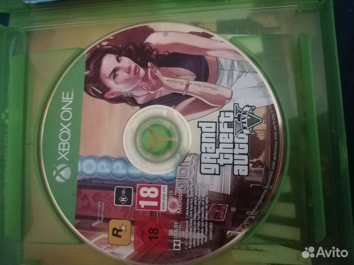 Игровой диск GTA 5 на xbox ONE
