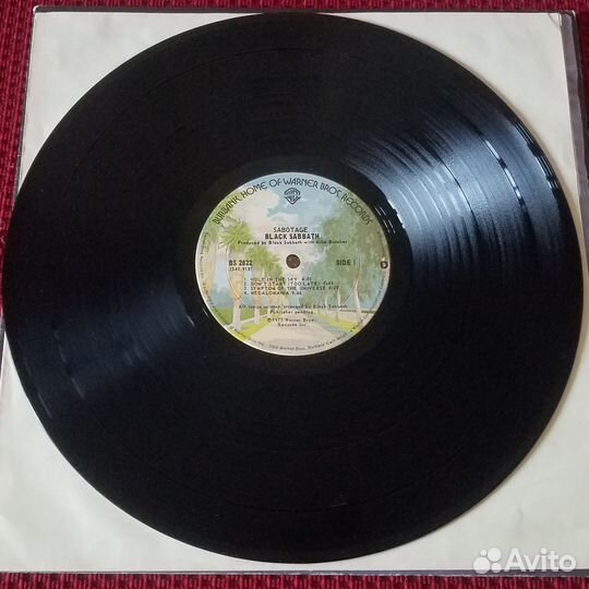 Black sabbath sabotage оригинал lp
