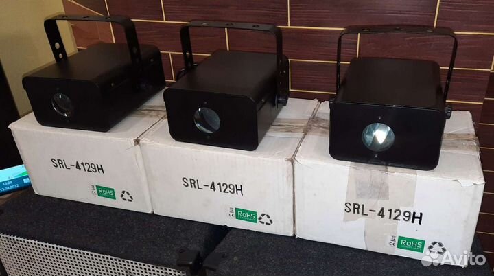 Светомузыка Neo Neon 3ш SRL-4129H LED RGB Mic Проф