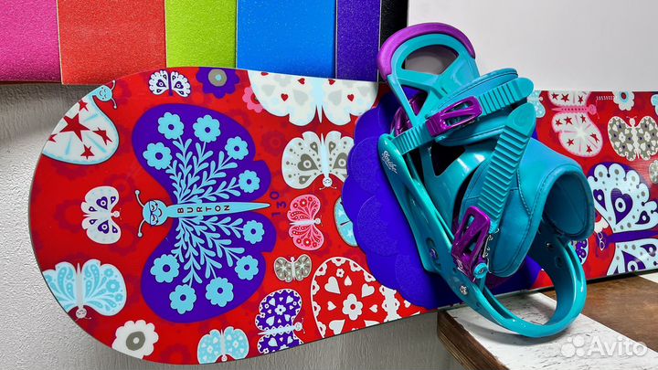 Сноуборд burton 130 + крепления burton