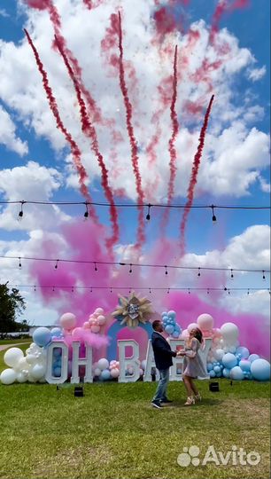 Фейерверк салют гендер пати 25 выстрелов х 1,5