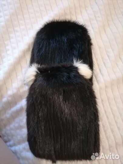 Шапка норковая женская
