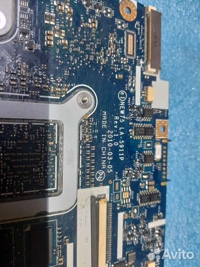 Плата La-5911p (север не исправен) (донор)