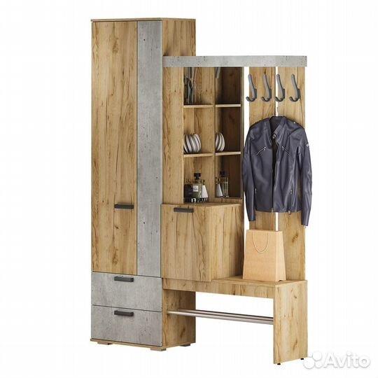 Прихожая с зеркалом Трамп 1,5м