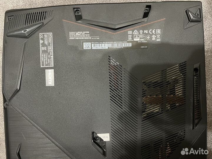 Игровой ноутбук msi i7