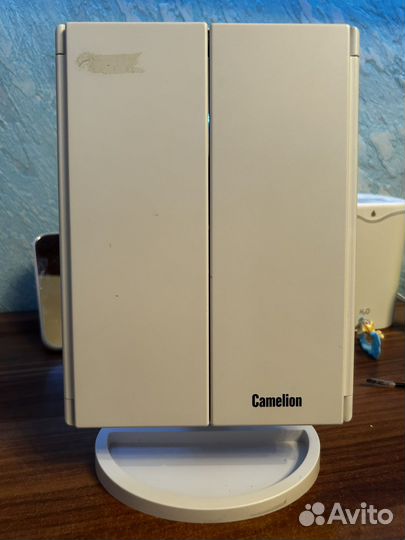 Зеркало с подсветкой настольное