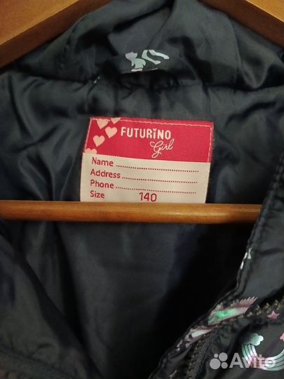 Куртка демисезонная для девочки 140
