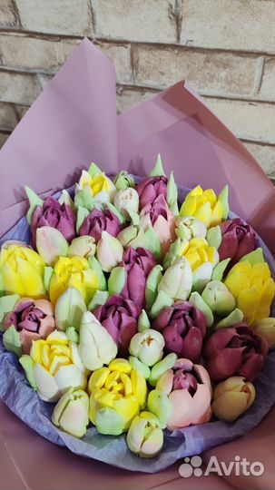 Зефирные цветы. Зефир ручной работы