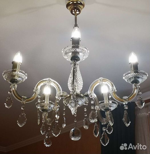 Люстра хрустальная