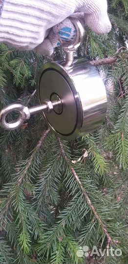 Поисковый магнит двухсторонний 2 f 100