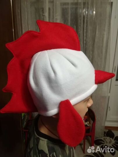 Шапка петуха