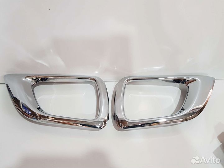 Птф с креплением и хром-решетками Nissan Navara