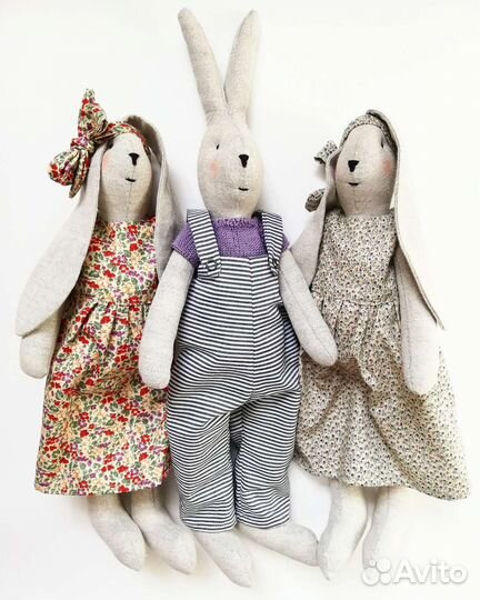 Зайцы handmade