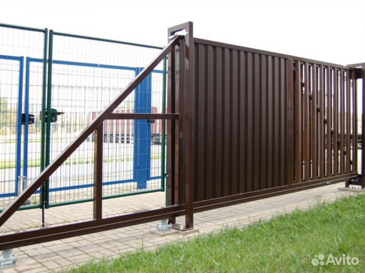 Ворота с пультом 4,9*1,9