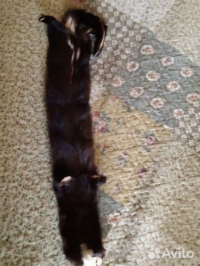 Мех норки, чулок