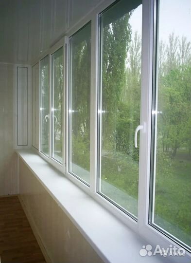 Пластиковая лоджия