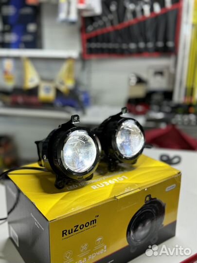 Bi-led линзы RuZoom приора, газель