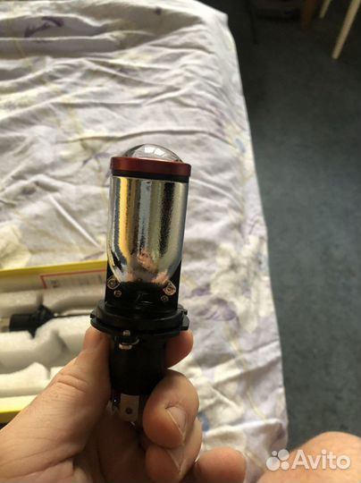 Лед лампы h4 с линзой