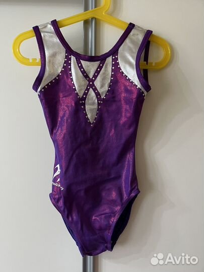 Купальник для спортивной гимнастики, размер 122