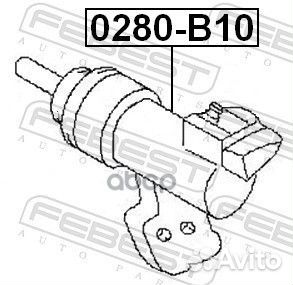 Цилиндр сцепления рабочий 0280-B10 Febest