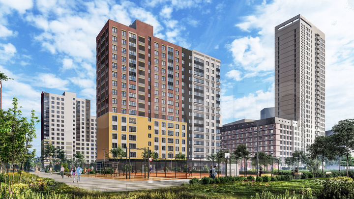 2-к. квартира, 70,5 м², 1/17 эт.