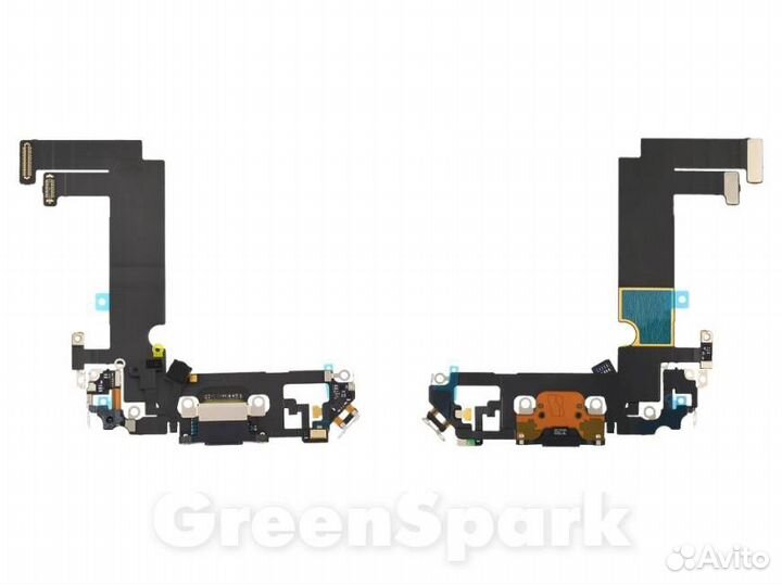 Шлейф для iPhone 12 mini + разъем зарядки + микро