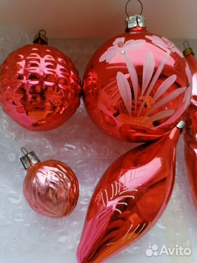 Ёлочные игрушки СССР одним лотом