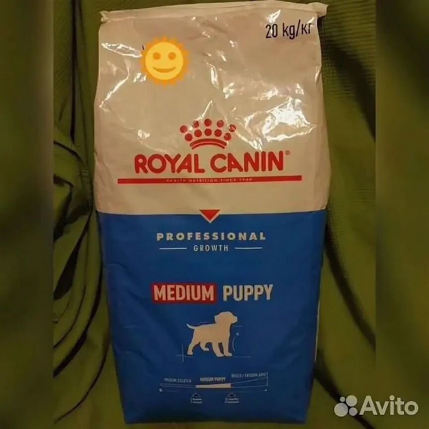 Royal Canin medum puppy 20кг