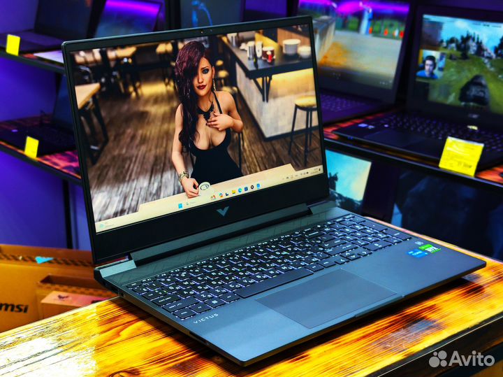 Новейший игровой ноутбук HP Victus. 12 ядер/RTX