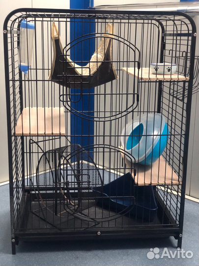 Клетка для шиншилл хорька грызунов животных