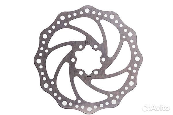Тормозной диск 140 мм, цвет серебристый