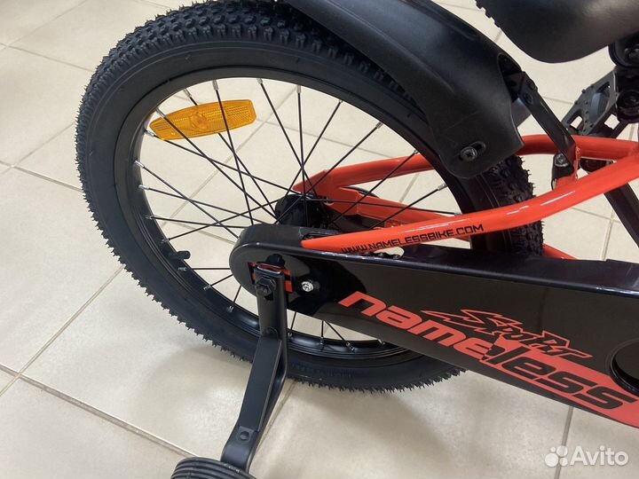 Велосипед 14 Nameless Sport красно-черный