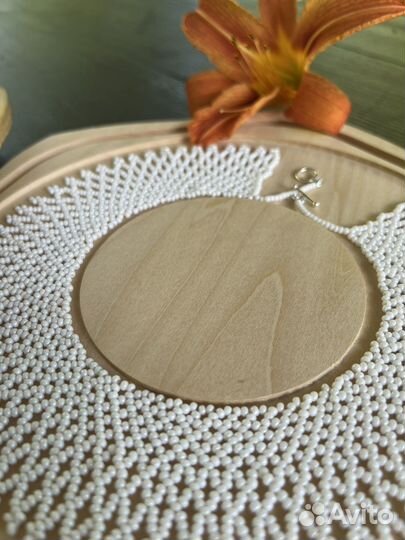 Колье из бисера / ожерелье из бисера