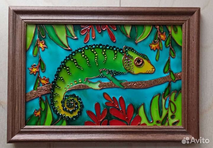 Картина витражная 