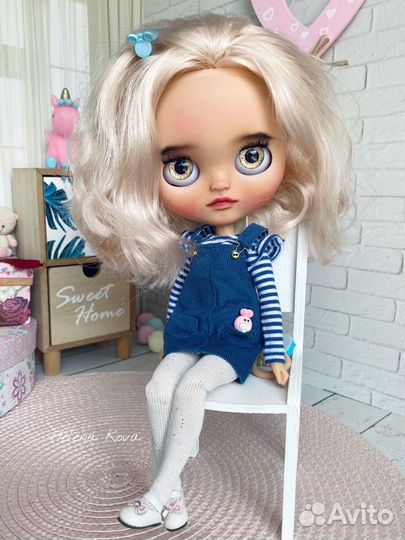 Кукла Блайз блонд каре
