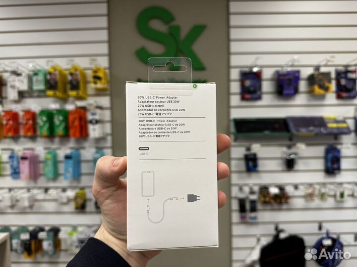 Люкс блок быстрой зарядки с кабелем тм11