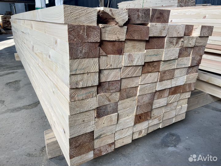 Доска сухая строганная 100*50*3000