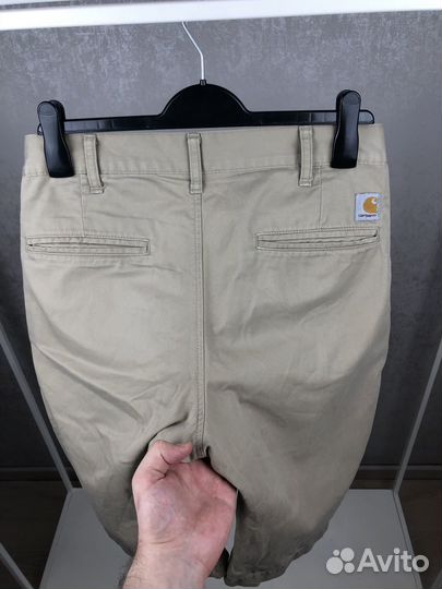 Шорты-чинос из хлопка Carhartt (Presenter Bermuda)