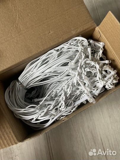 Гирлянда бахрома уличная 24м