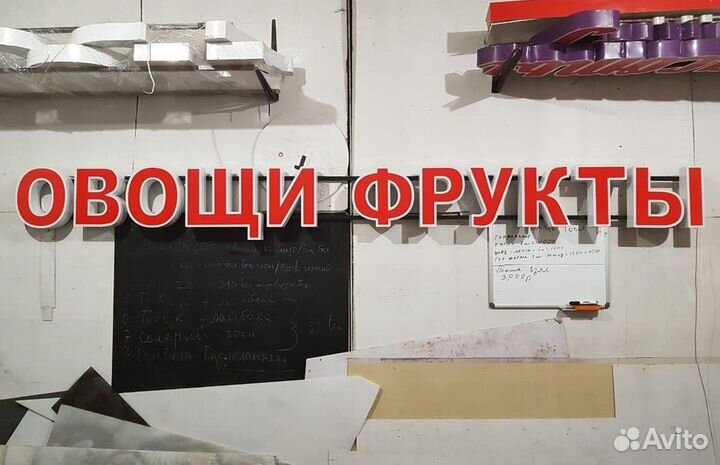 Вывеска буквы