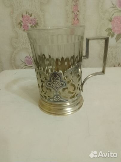 Подстаканник СССР серебро