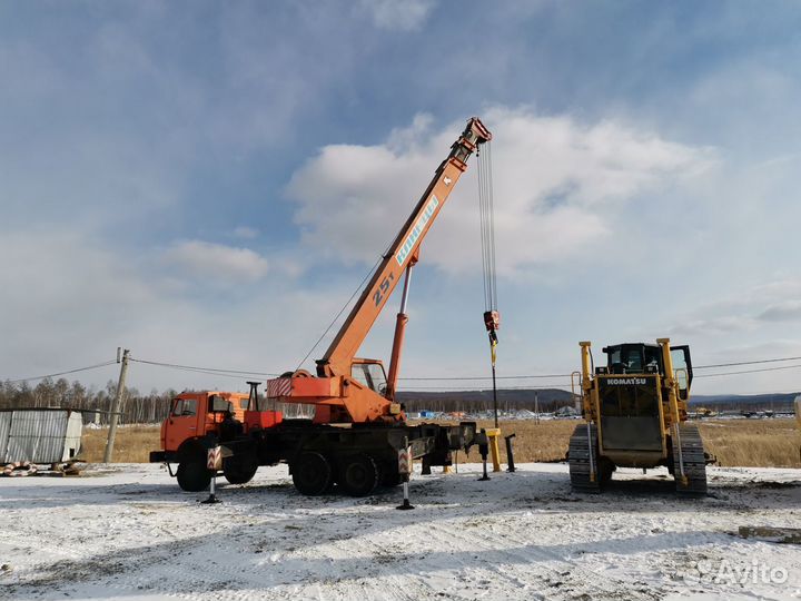 Услуги автокрана 25 тонн и 30 тонн