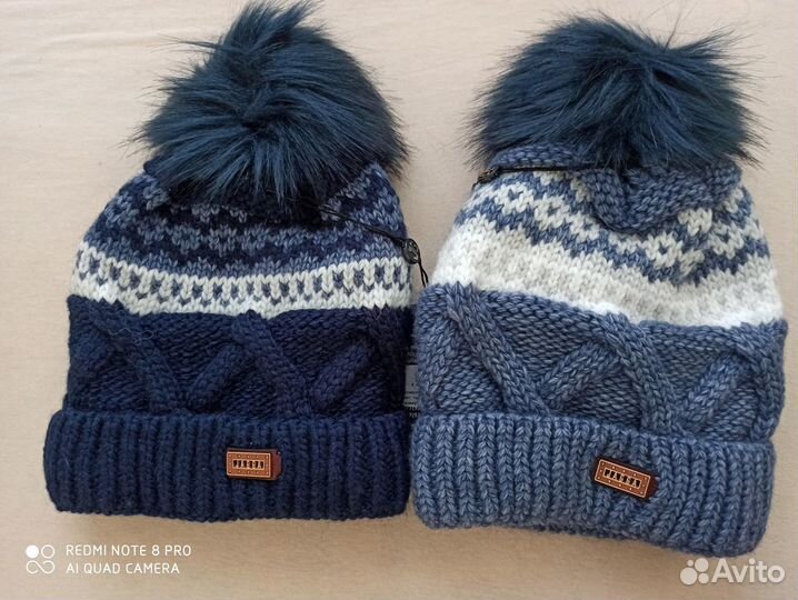 Шапки новые, теплые