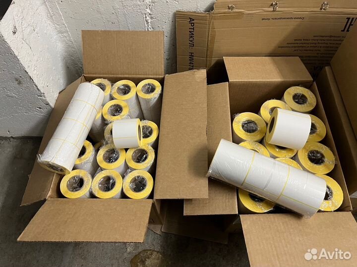 Термоэтикетки 58х40