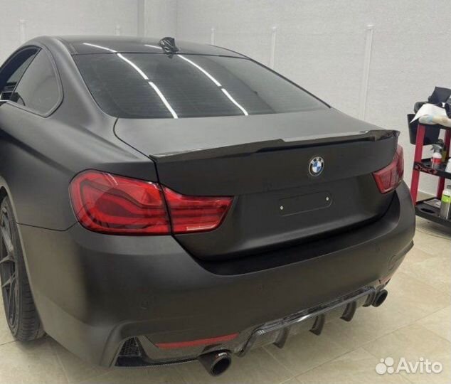 Спойлер BMW 4 F32 м4 стиль карбон